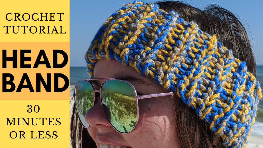 Chunky Headband Crochet Tutorial - How to Crochet Ear Warmer