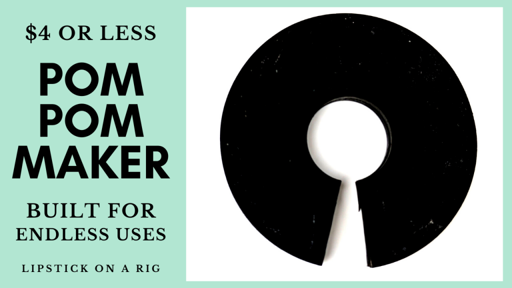 diy Pom Pom Maker - Make endless pom poms - Cheap