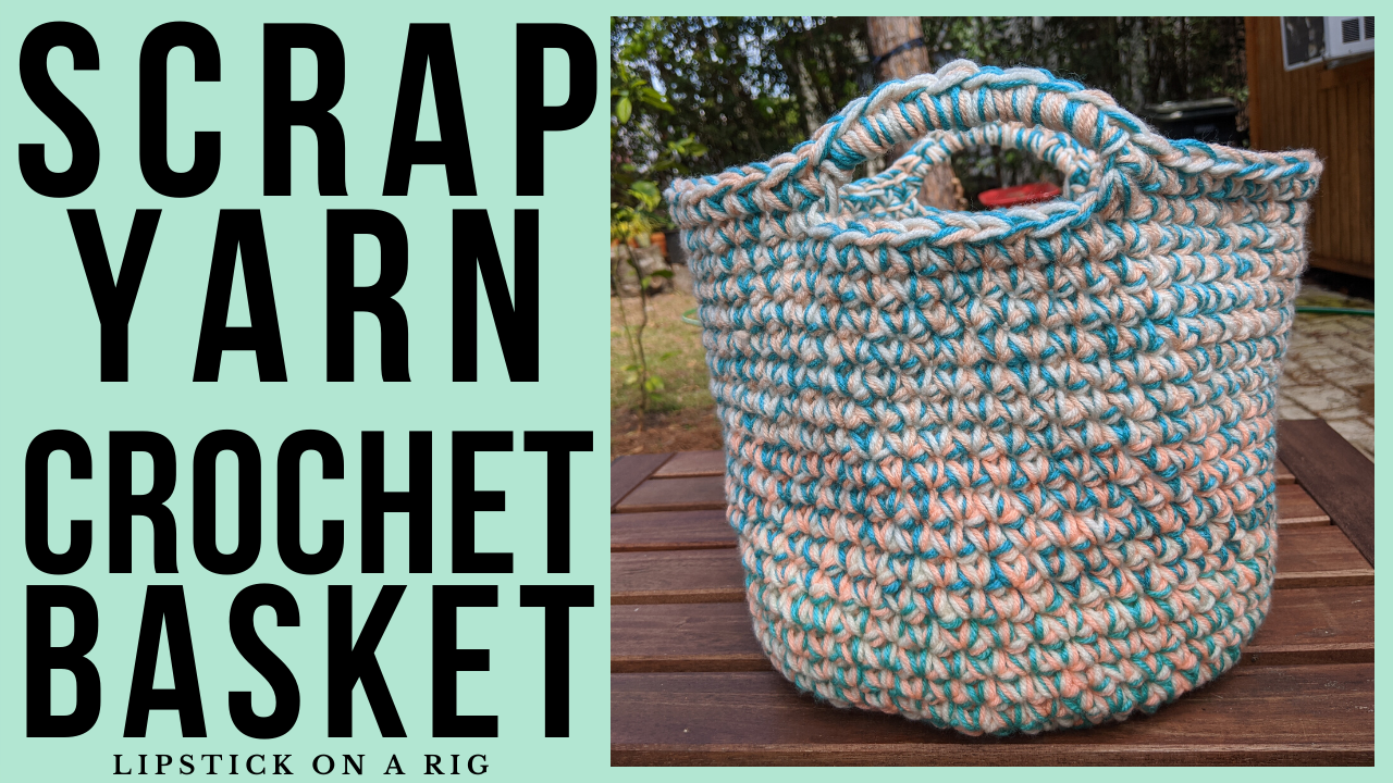 How to Crochet a Medium Basket – Crochet With Julie