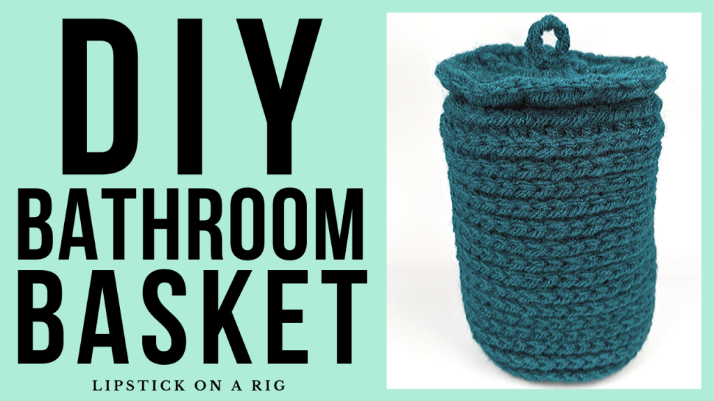 DIY Bathroom Basket Crochet Tutorial
