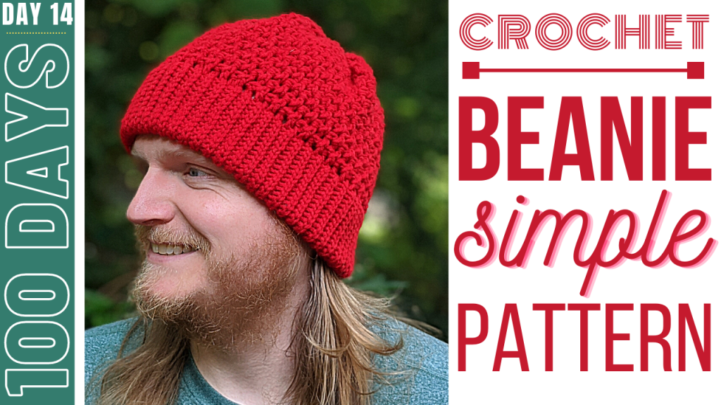 diy crochet beanie - crochet warm beanie - day 14