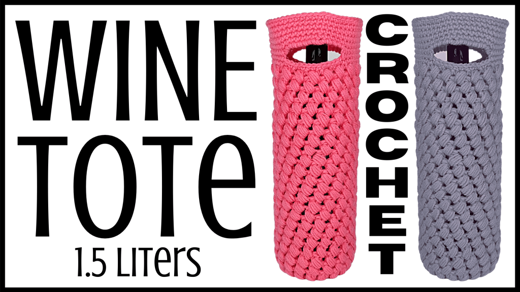 Crochet 1.5 Liter Wine Tote