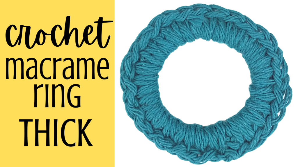 Crochet Macrame Ring - DIY Macrame Ring