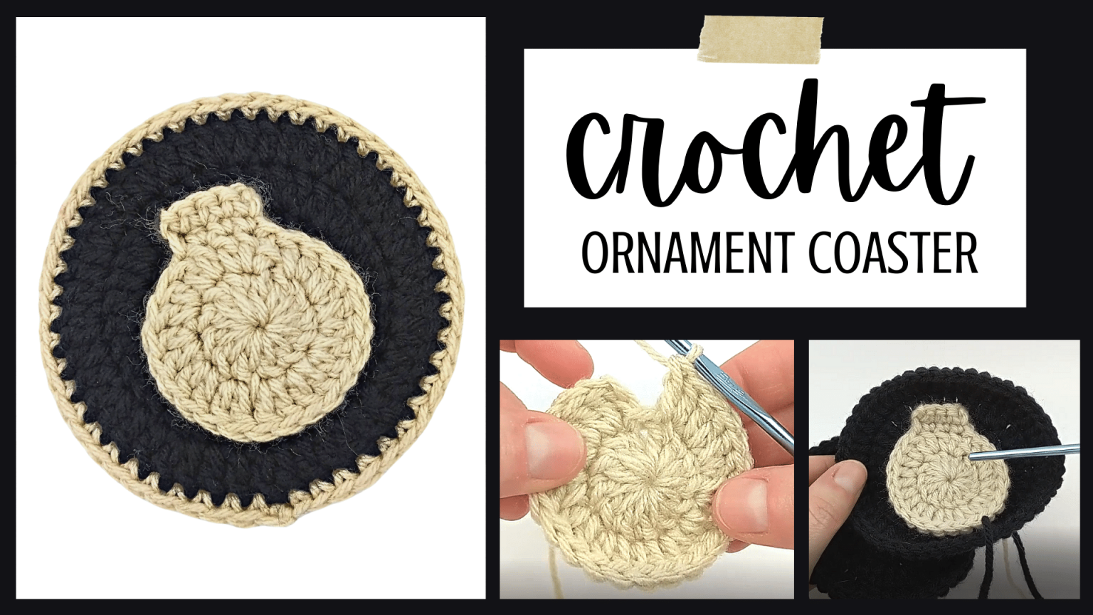 Crochet Ornament Coaster Crochet With Julie
