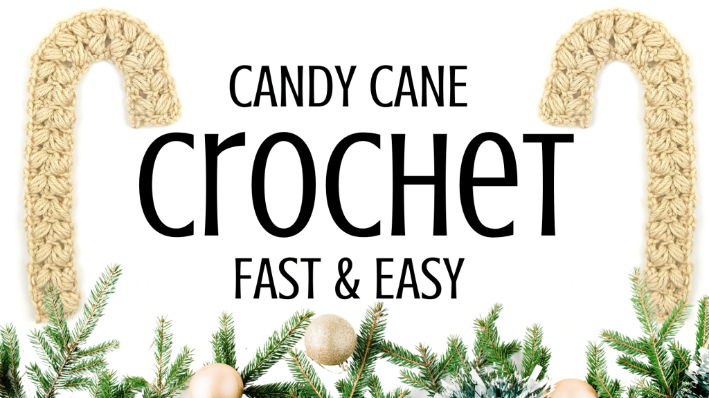 Easy Crochet Candy Cane