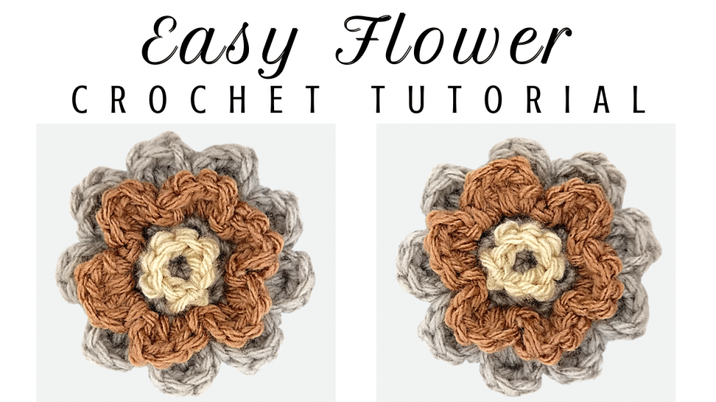 Easy Crochet Flower How To