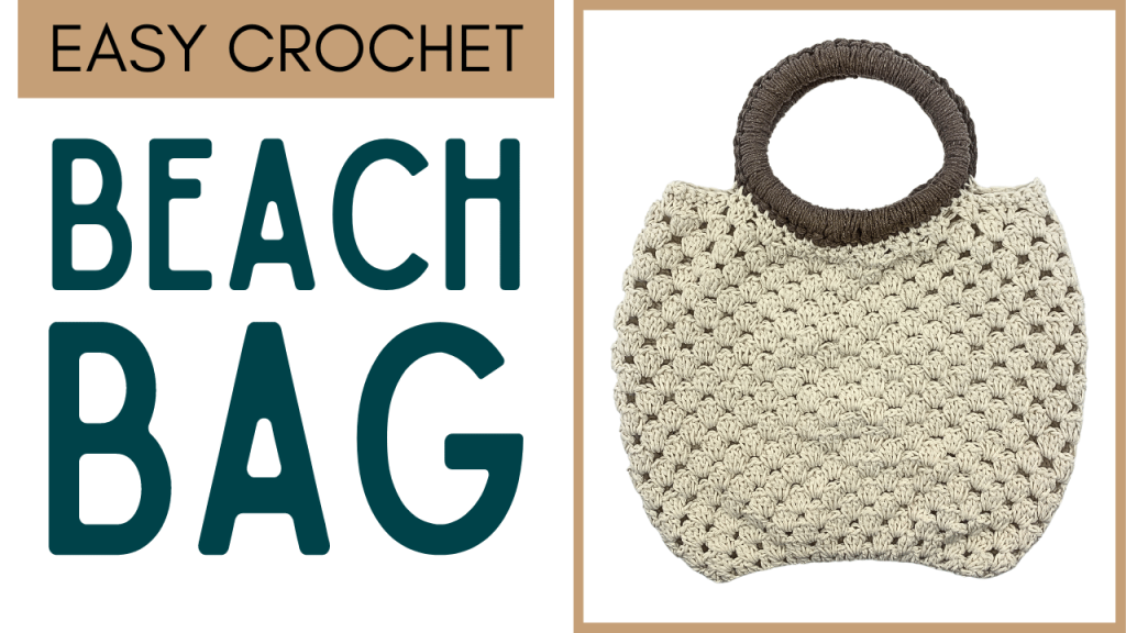 Easy CROCHET BAG - Crochet Beach Bag Tutorial & Pattern