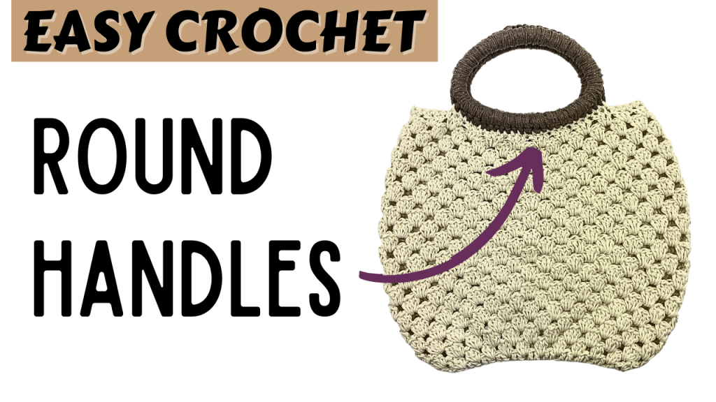 How to Crochet PURSE HANDLES