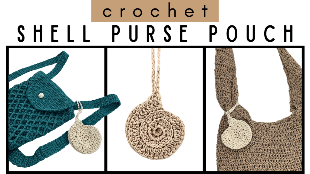 Easy Crochet Shell Pouch